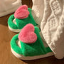 Chloe Herz Pantoffeln | Flauschig & Warm