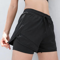 Ademend & Sneldrogende High-Waist Dames Fitnessshorts – Mira