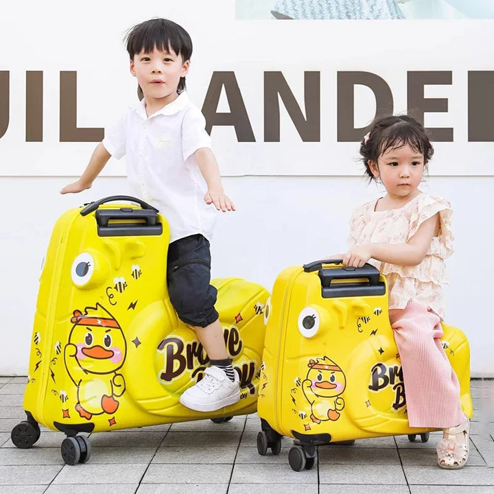 Kinderkoffer mit Rollerfunktion – Neapel