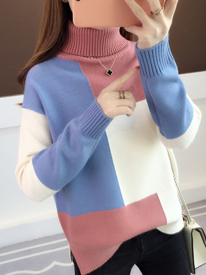 Benthe Color Block Pullover | Bequem & stilvoll