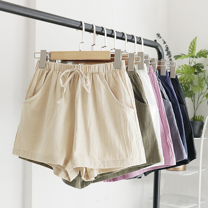 Lindy Shorts | Hochwertiges Leinen & Baumwolle