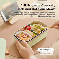900ml tragbare elektrische Lunchbox Speisenwärmer mit Dampffunktion – HeatMate