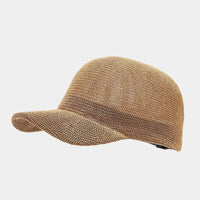 Trendige geflochtene Mütze mit breiter Krempe – SunWeave Style