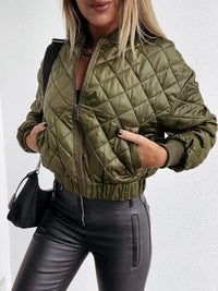 Gepolsterte Damen-Bomberjacke mit Taschen – Marisa