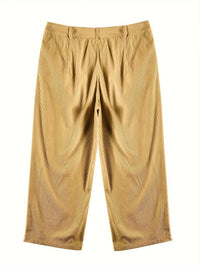 Women's Corduroy Pants with High Waist and Straight Fit – Elvira