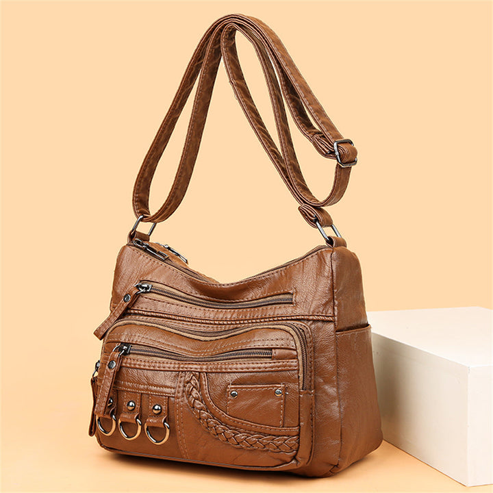 Vintage Damen-Ledertasche - Isabella