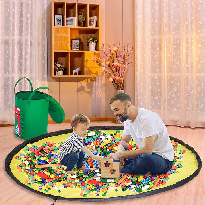 Spieldecke & Aufbewahrungskorb in einem - Lino