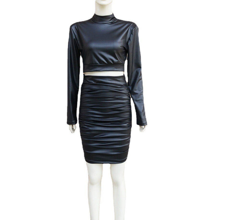 Gracy Leather Set | A sexy & stylish look