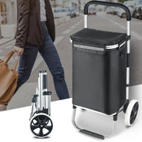 Large Capacity &amp; Waterproof Folding Shopping Cart – Movaro 