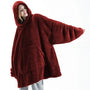 Oversize Flanell-Deckenpullover für Damen und Herren – FleeceHaven