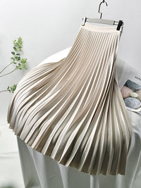Trendy High Waist Pleated Skirt - Sofia