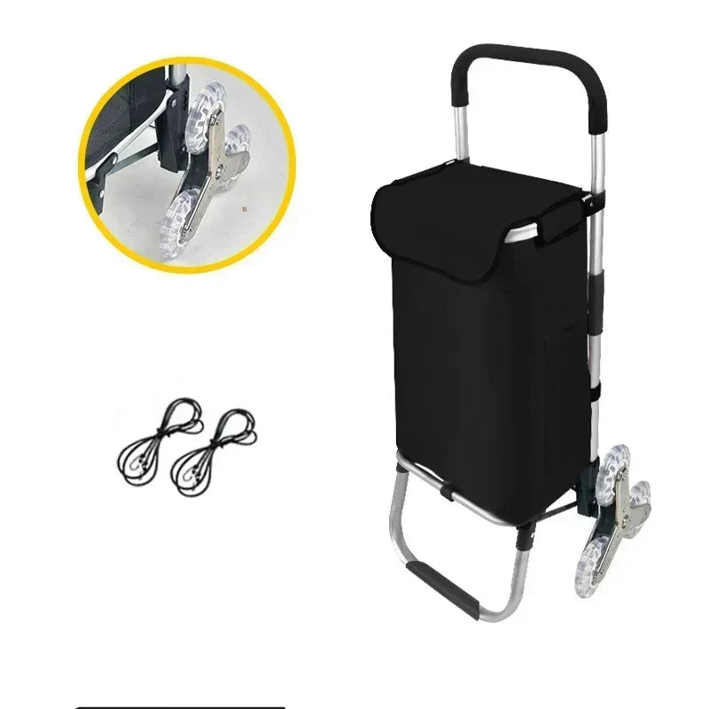 Large Capacity &amp; Waterproof Folding Shopping Cart – Movaro 