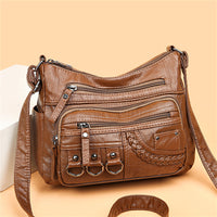 Vintage Damen-Ledertasche - Isabella