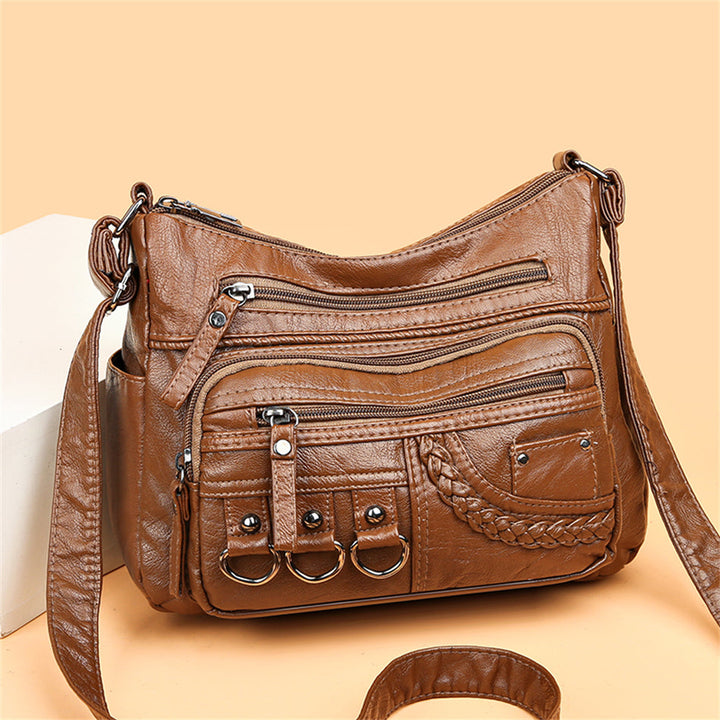 Vintage Damen-Ledertasche - Isabella