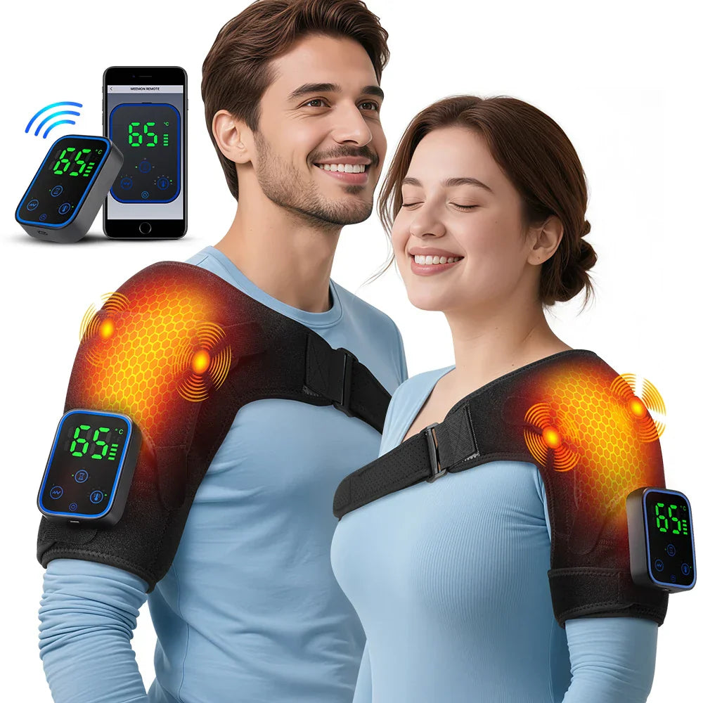 3-in-1 Electric Shoulder, Elbow, and Knee Massager with Heating &amp; App Control – ReliefPro 