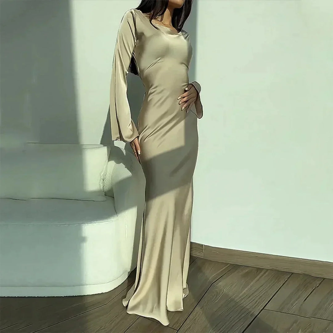 Stylish Long Sleeve Dress - Elisa