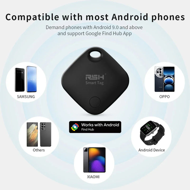 4PCS Slimme GPS Tracker Tags met Google Find Hub voor Android apparaten