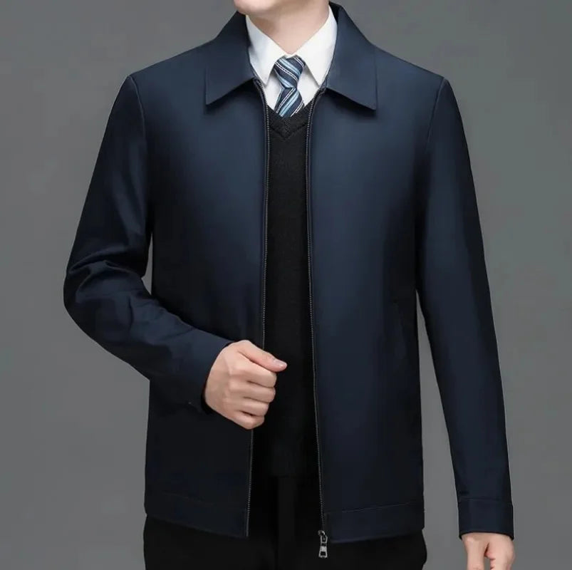 Gefütterte Herren-Winterjacke aus Polyester – Arvid