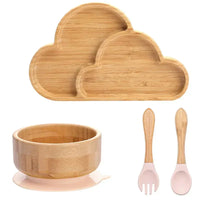 Kindergeschirr-Set mit Saugnapf - EcoFeast