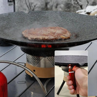 Portable Aluminum Grill Pan with Handles for Camping &amp; BBQ – Arlo
