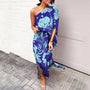 Kleid mit diagonaler Schulterlinie - Mila