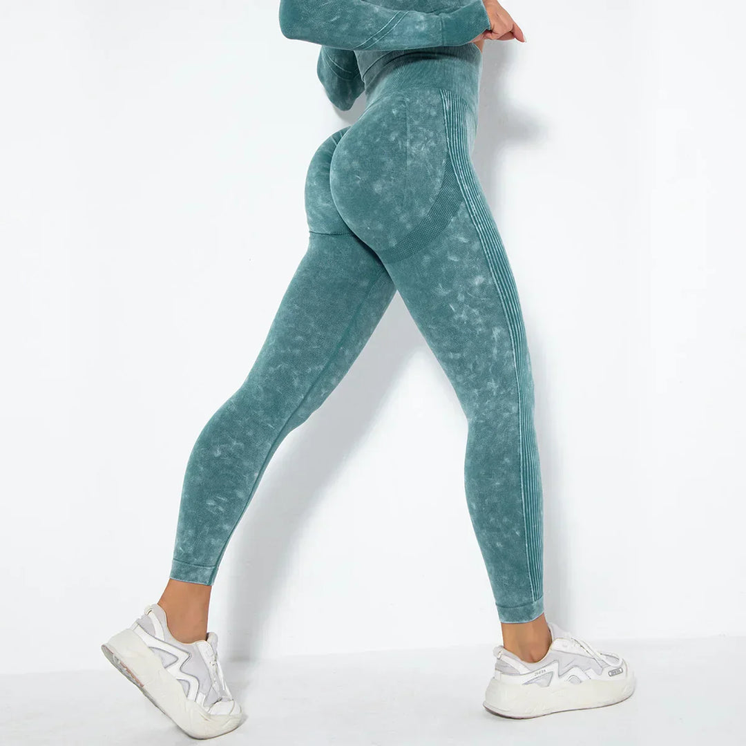 Nahtloses Damen Yoga Set mit Cropped Top - Nova