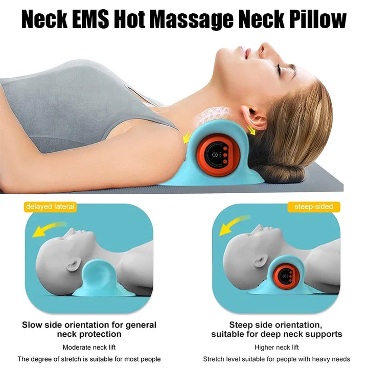 Elektrische Cervicehals- en Schoudermassageapparaat met Traction ondersteuning – Lyra