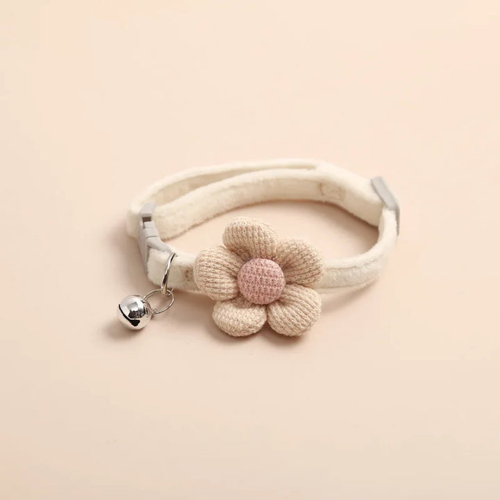 Verstelbare Kattenhalsband met Bloem - FlowerCharm