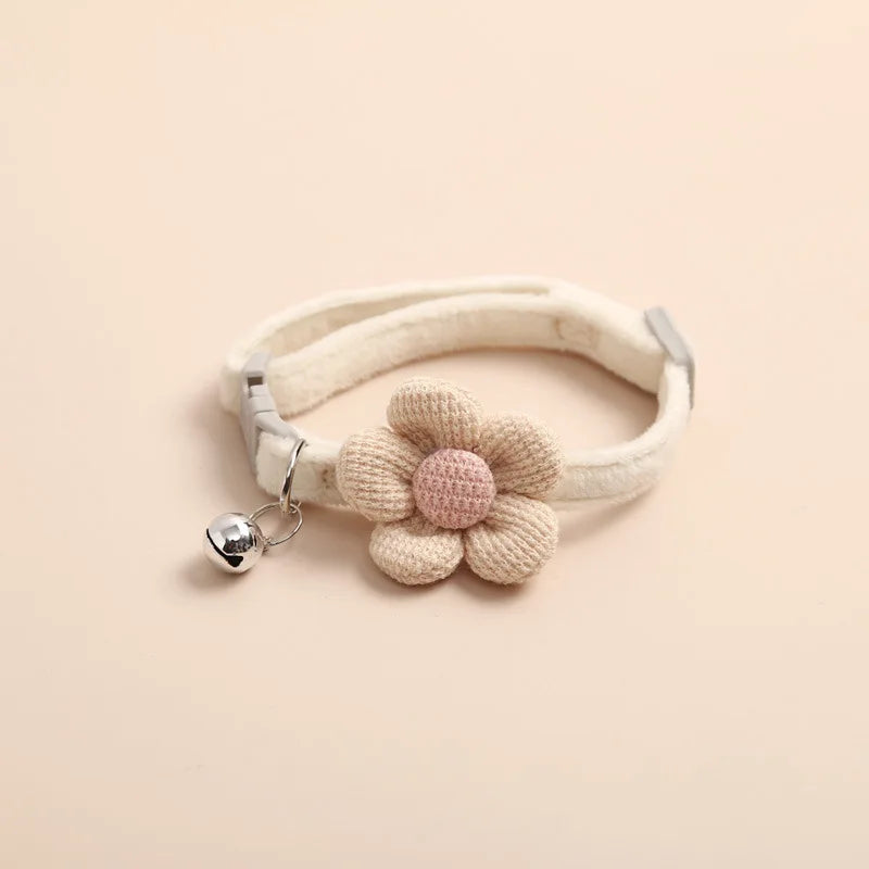 Verstelbare Kattenhalsband met Bloem - FlowerCharm