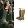 Damen Regenstiefel Retro-Look wasserdicht mit rutschfester Sohle – Arlena
