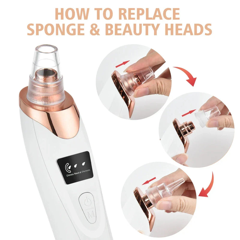 Elektrischer Mitesserentferner und Gesichtsreiniger - ClearSkin Pro