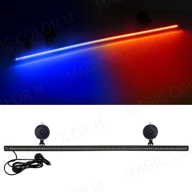 96-LED-Stroboskop-Lichtleiste – Veyra – (Auto-Notwarnleuchte)