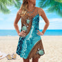 Ärmelloses Sommer-Minikleid - Solene