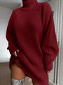 Bequemes Rollkragenkleid - Celeste