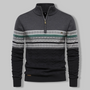 Gestreifter Zip-Pullover - SummitZip