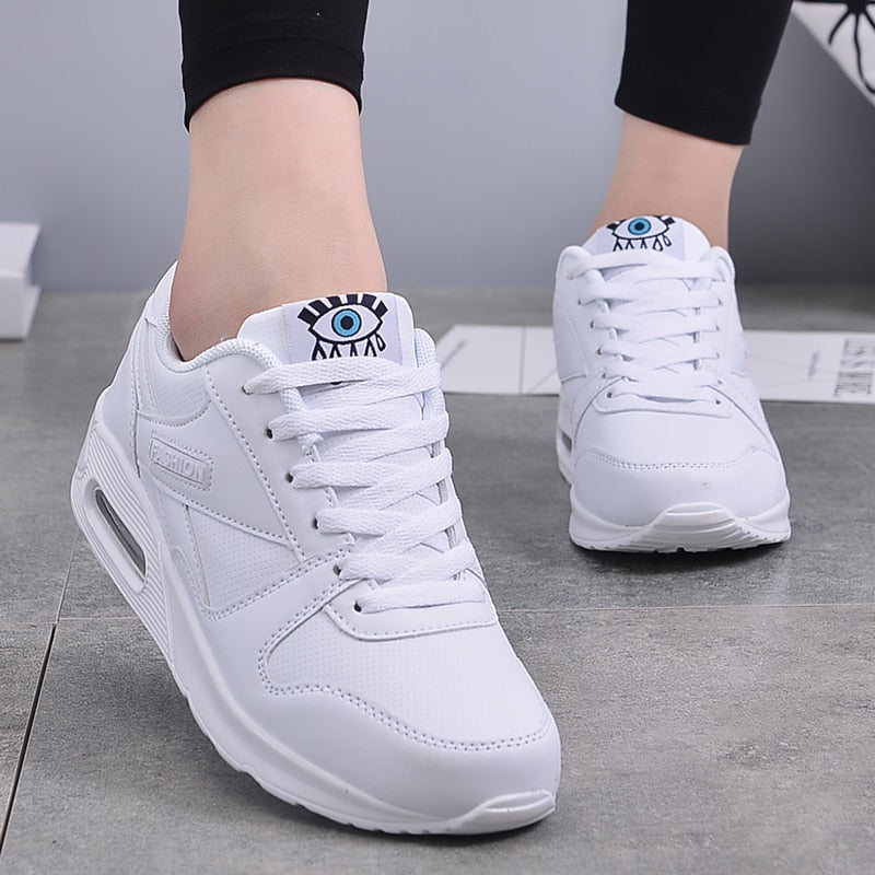 Stilvolle vegane Leder-Damensneaker - Valencia