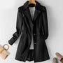 Stilvoller mittellanger Damen Trenchcoat - Victoria