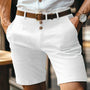 Atmungsaktive & Vintage Slim-Fit Herren-Sommershorts – Lennart