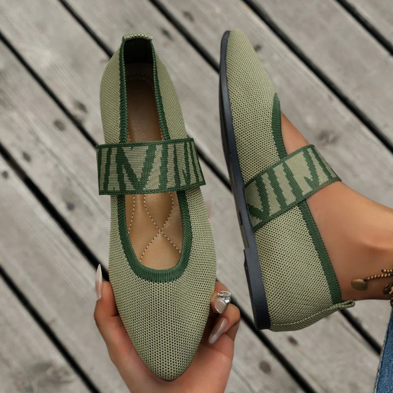 Stilvolle Damen-Sommerschuhe mit spitzer Spitze - Lina