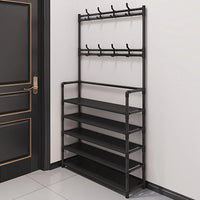 Kapstok met Schoenopbergplank Meellaags Stalen Frame – EntryMate