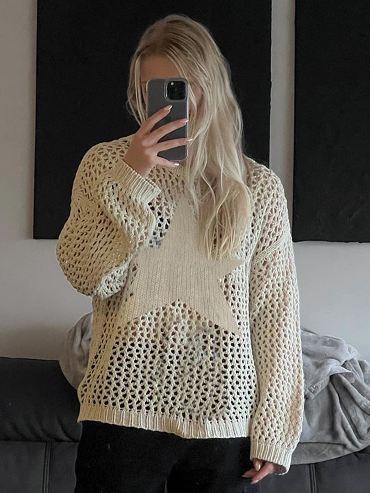 Sille Häkelpullover | Setze auf den Grunge-Look