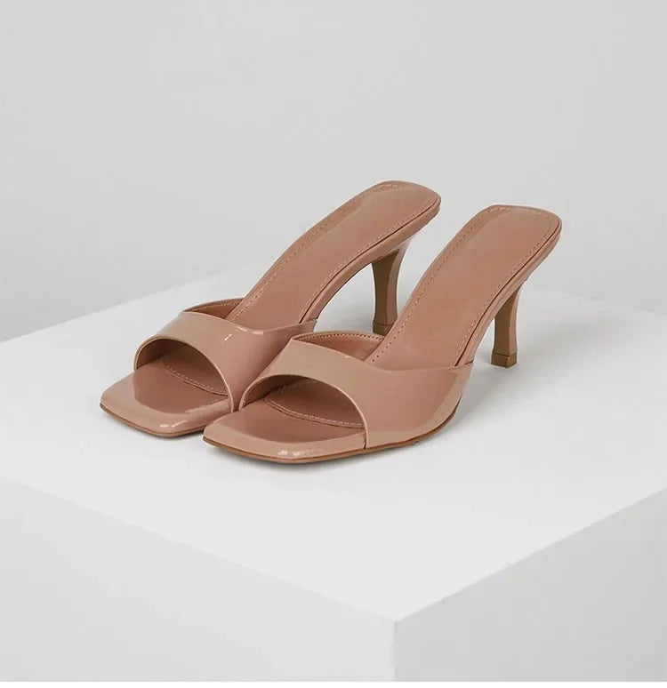 Open hak-mules voor dames - Mirella