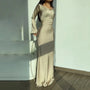 Charmantes langes Kleid mit langen Ärmeln - Nila