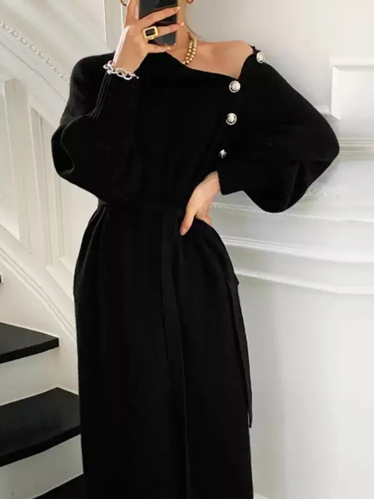 Rian Knitted Dress | Vintage & Warm