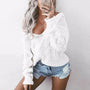 Oversize Damenpullover mit langen Ärmeln – Thalia