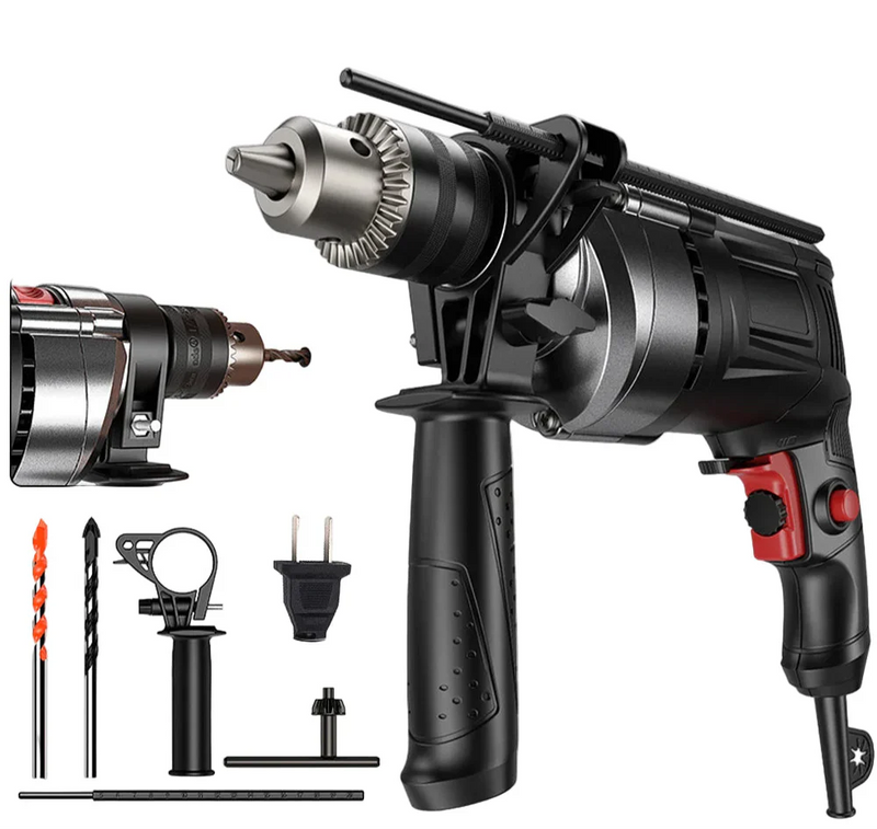 780W elektrischer Schlagbohrer mit variabler Geschwindigkeit – DrillForce