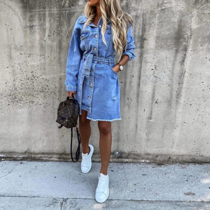 Sascha Denim Kleid | Das perfekte Kleid für den Frühling