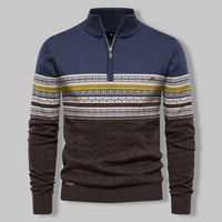 Gestreifter Zip-Pullover - SummitZip
