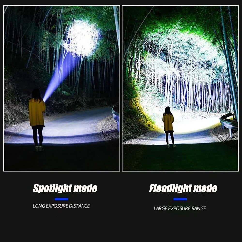 Wiederaufladbare 10000-Lumen-LED-Taschenlampe – Striker