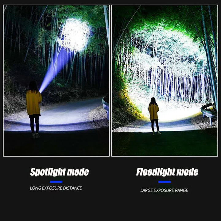 Wiederaufladbare 10000-Lumen-LED-Taschenlampe – Striker